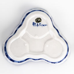 Набор для специй на подставке с молочником (питчером) «Весенний», 4 предмета, фарфор, гжель