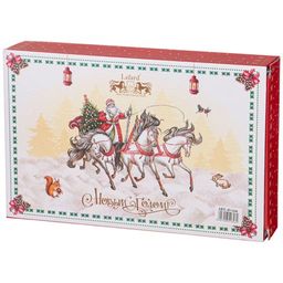 БЛЮДО LEFARD ТРОЙКА ПРЯМОУГ. 30Х19Х4 СМ КРАСНОЕ  фото 2