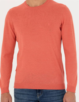 Somon Slim Fit Bisiklet Yaka Y_n Kar___ml_ Basic Triko Kazak - Pierre cardin фото 6