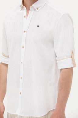 U. S. Polo Assn Мужская рубашка светло-коричневого цвета с длинным рукавом Неожиданная скидка в корзине - U.s. polo assn фото 14