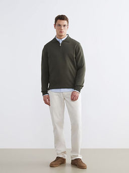 Polo Yaka Erkek Triko Kazak