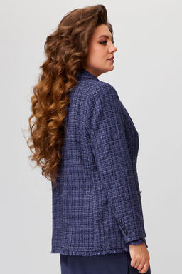 Жакет FITA 20511 сине-баклажановый