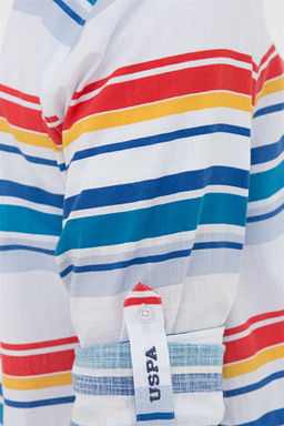 Мужская белая рубашка с длинным рукавом Неожиданная скидка в корзине - U.s. polo assn фото 6