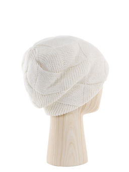 Шапка жен. шерсть+акр LB-BR55029 white - Labbra фото 2