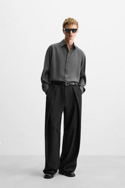 FLOWING MODAL BLEND SHIRT - Zara фото 10