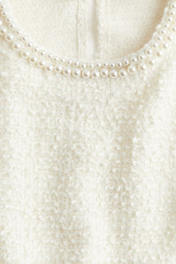 Top en boucle con cuentas decorativas - H&m фото 7