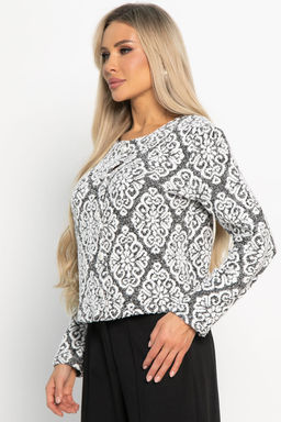 Жакет Парижское вдохновение (черно-белый) Б14928-10М