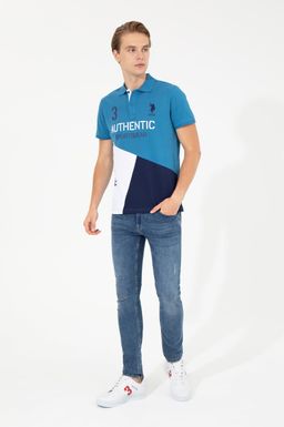 U. S. Polo Assn Мужская футболка-поло Petrol - U.s. polo assn фото 3