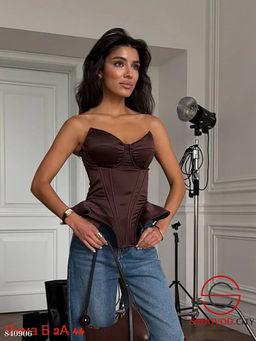 Женский корсет с завязками и открытой спиной - Bruno фото 4