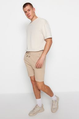 Lacivert-Bej Regular Kordonlu 2 Li Paket Sort & Bermuda TMNSS23SR00076