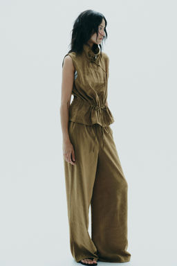 FLOWING PALAZZO TROUSERS