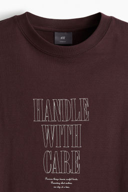 Camiseta con motivo estampado Loose Fit - H&m фото 27