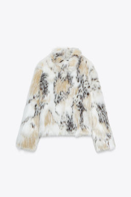 ZW COLLECTION FAUX FUR JACKET - Zara фото 5