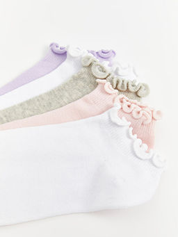 Basic K?z ?ocuk Patik ?orap 5li