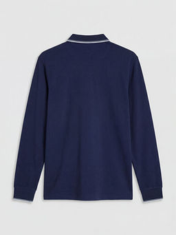 Polo Yaka Uzun Kollu Pike Erkek Ti??rt