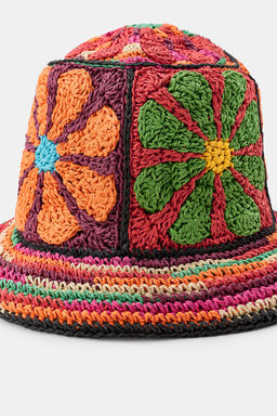 GORRO BUCKET FLORES / Multicolor