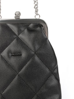 LACCOMA сумка Китти-F071-черный эко кожа хлопок
