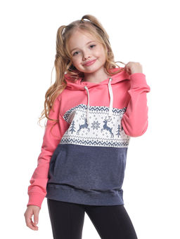 Толстовка с принтом UD 1105 коралл - Mini maxi фото 4