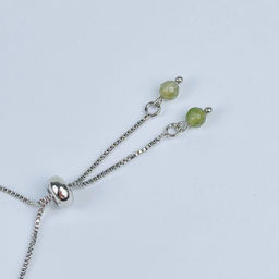 Браслет регулируемый с Моховым агатом - Радуга самоцветов фото 3