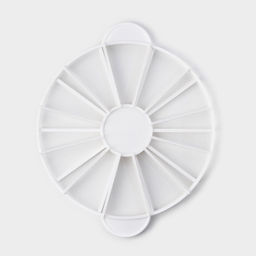 Делитель для торта Доляна, 10/12 частей, 26.5 см, пластик, МИКС