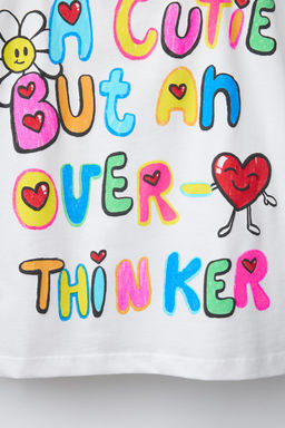NEON SLOGAN T-SHIRT - Zara фото 4