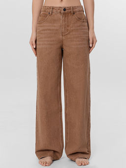 Джинсы женские коричневые - Mark formelle фото 2