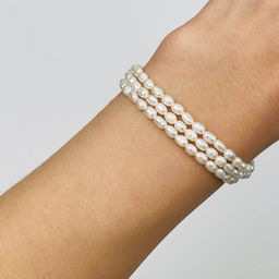 Бусины для украшений из белого Жемчуга 40 см