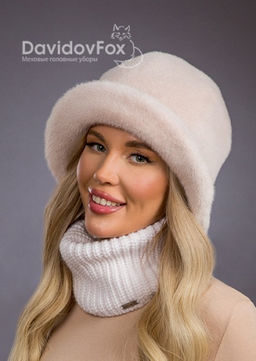 Шапка Шляпка экомех панама зефир