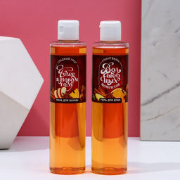 Новогодний подарочный набор косметики Аромат Нового Года: гель для душа и пена для ванны, 2?250 мл, Чистое счастье фото 3