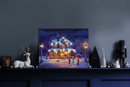 ФРЕЯ PNB/PLDD-179 Набор для раскрашивания по номерам ( со светодиодами ) 50 х 40 см Предвкушение чуда