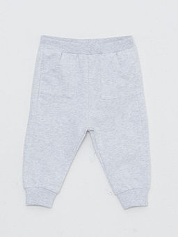 Bisiklet Yaka Uzun Kollu Bask?l? Erkek Bebek Ti??rt ve Pantolon 2li Tak?m - Waikiki фото 3