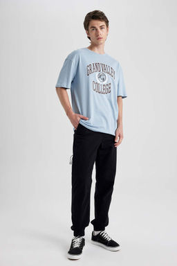 Узкие брюки из габардина