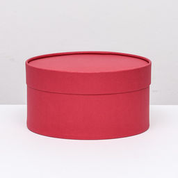 Подарочная коробка Frilly красный бархат, завальцованная без окна, 21 х 11 см