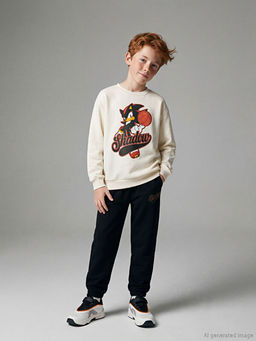 Erkek ?ocuk Sonic Bask?l? E?ofman Tak?m?