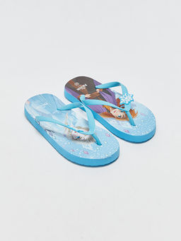 Frozen Lisansl? K?z ?ocuk Parmak Aras? Plaj Terli?i