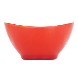 9473 GIPFEL Салатница LUMINO круглая 13х7см с двойными стенками. Материал: пластик. Цвет: красный  фото 3