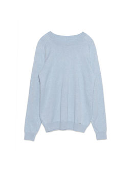 CONTE Джемпер из пряжи с хлопком и модалом LDK 098 light steel blue