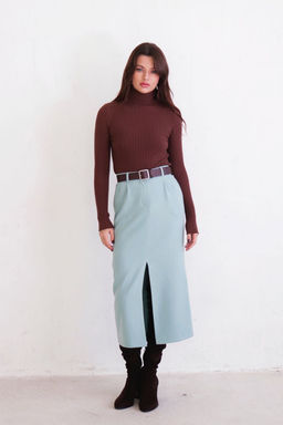 Юбка миди-макси с разрезом спереди - Martichelli фото 61