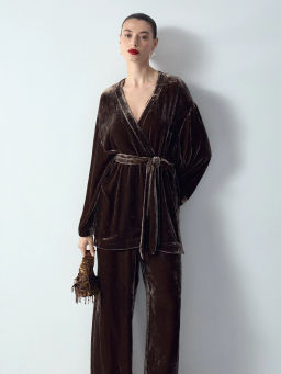 ЕМКА / Жакет-кимоно из смесового шёлка