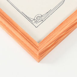 Фоторамка для фото 21×30 см (А4) Ainsley, сосна, клён