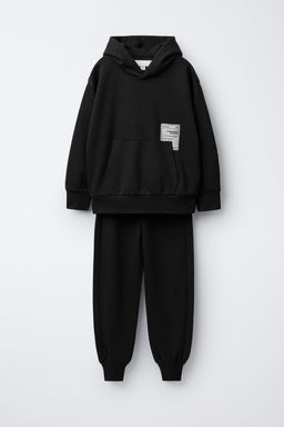 INTERLOCK HOODIE AND JOGGERS SET