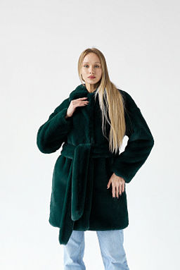 Шубка утеплённая 25005 (белый) - Kankan фото 13