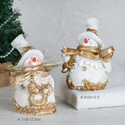 Фигурка Снеговичок 12 см / CHR166 /уп 192/Новый год
