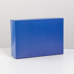 Цена за 2 шт. Коробка подарочная складная, упаковка, «Синяя», 21×15×7 см