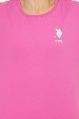 Kad_n Pembe Bisiklet Yaka Ti__rt