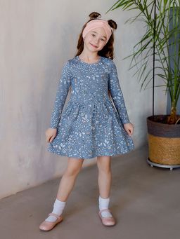 Платье Эля синие листья - Sovalina фото 5