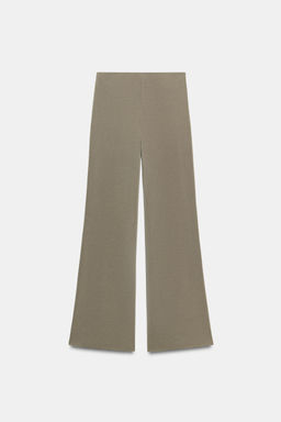 PANTAL?N ANCHO STRETCH / Khaki - Zara фото 6