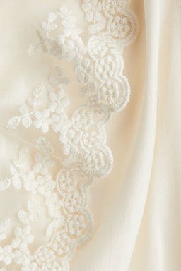 Blusa de sat?n con volantes - H&m фото 6