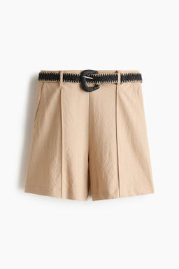 Pantal?n corto sastre con cintur?n - H&m фото 7