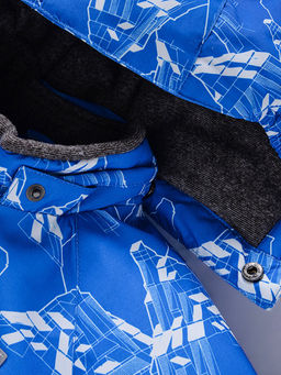 Горнолыжный костюм Valianly детский для мальчика голубого цвета 9205Gl